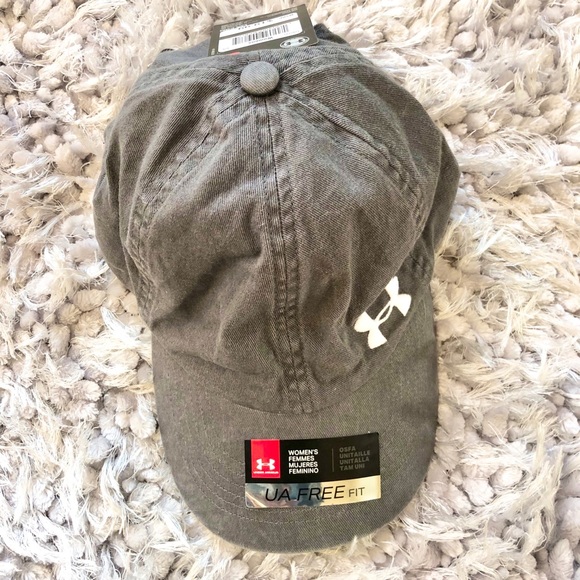 Under Armour Accessories - New with tags UNDER ARMOR WOMENS FREE FIT GREY HAT